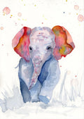 kleiner rosa Elefant