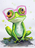 Frosch mit Brille