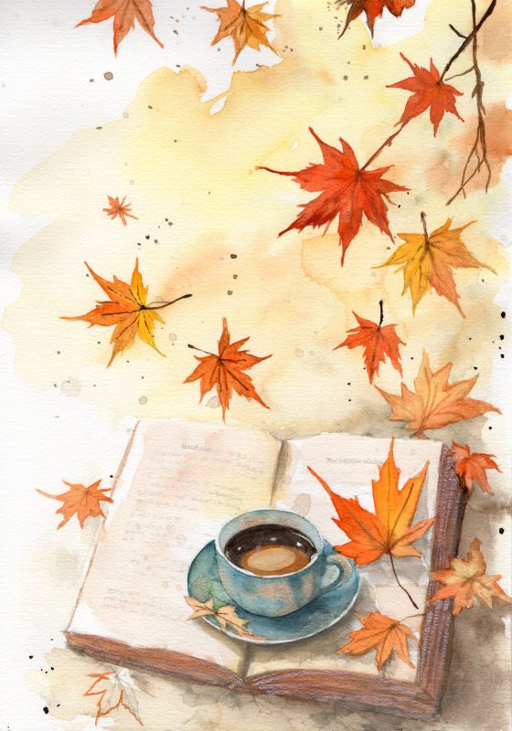 Herbstmoment – Kunstdruck