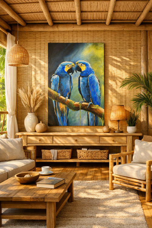 Blauer Ara